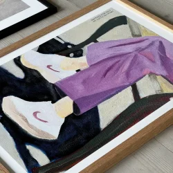 Plakat - Waiting for you - 30x40cm inkl ramme