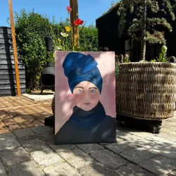 Oliemaleri - "Vera" 40x60cm