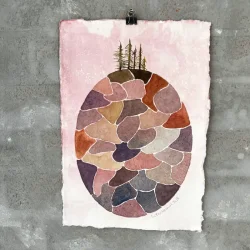 Akvarel - P toppen - A4