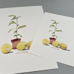 A4 kort - Lille citrontr