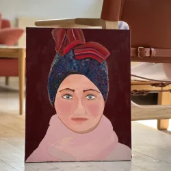 Oliemaleri - Kirsten - 40x50cm