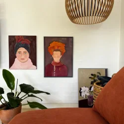 Oliemaleri - Kirsten - 40x50cm