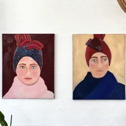 Oliemaleri - Kathrine - 40x50cm