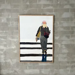 Kunstprint - P vej - A3 + 50x70cm