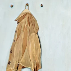 Oliemaleri - P� bes�g - 50x60cm