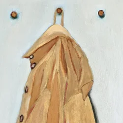 Oliemaleri - P� bes�g - 50x60cm