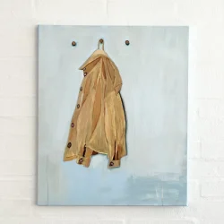 Oliemaleri - P� bes�g - 50x60cm