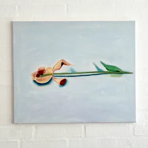 Oliemaleri - Afblomstring - 50x60cm