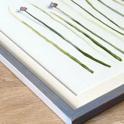 Original akvarel - Purl�g - 30x40cm inkl ramme
