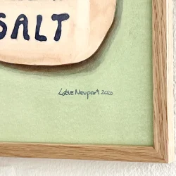 Original akvarel - Du er livets salt - A4 i egetr�ramme