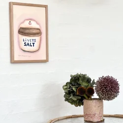 Original akvarel - Livets salt - A4