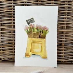 Tulipaner - kunstprint - A3