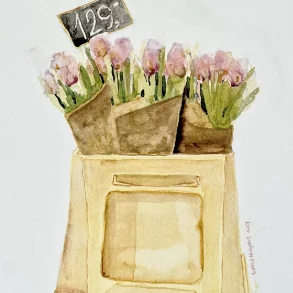 Tulipaner - kunstprint - A3