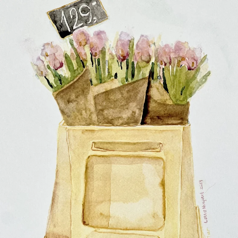 Tulipaner - kunstprint - A3
