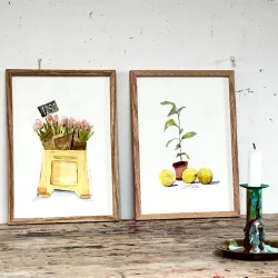 A4 plakat - Lille citrontr�