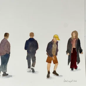 Akvarel - Ubekendte - A3