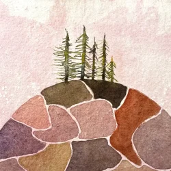 Akvarel - P toppen - A4