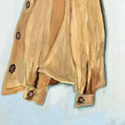 Oliemaleri - P� bes�g - 50x60cm