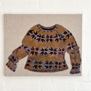 Oliemaleri - Stjernesweater - 40x50cm
